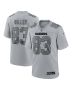 Men’s Las Vegas Raiders Darren Waller Gray Atmosphere Fashion Game Jersey