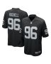 Men’s Las Vegas Raiders Isaac Rochell Black Team Game Jersey