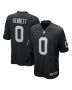 Men’s Las Vegas Raiders Jakorian Bennett Black Team Game Jersey