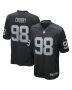 Men’s Las Vegas Raiders Maxx Crosby Black Game Jersey