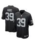 Men’s Las Vegas Raiders Nate Hobbs Black Game Jersey