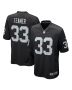 Men’s Las Vegas Raiders Roderic Teamer Black Game Jersey