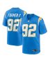 Men’s Los Angeles Chargers Andrew Farmer Powder Blue Team Game Jersey