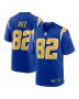 Men’s Los Angeles Chargers Brenden Rice Royal 2nd Alternate Game Player Jersey