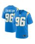 Men’s Los Angeles Chargers Christian Covington Powder Blue Team Game Jersey
