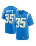 Men’s Los Angeles Chargers Dicaprio Bootle Powder Blue Team Game Jersey