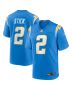 Men’s Los Angeles Chargers Easton Stick Powder Blue Game Jersey