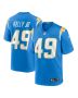 Men’s Los Angeles Chargers John Kelly Jr. Powder Blue Team Game Jersey