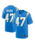 Men’s Los Angeles Chargers Josh Harris Powder Blue Game Jersey