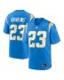 Men’s Los Angeles Chargers Matt Hankins Powder Blue Team Game Jersey