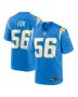 Men’s Los Angeles Chargers Morgan Fox Powder Blue Player Game Jersey