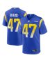 Men’s Los Angeles Rams Alex Ward Royal Home Game Jersey