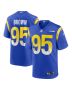 Men’s Los Angeles Rams Bobby Brown III Royal Team Game Jersey