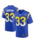 Men’s Los Angeles Rams Cam Lampkin Royal Game Jersey