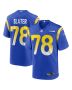 Men’s Los Angeles Rams Jackie Slater Royal Game Retired Player Jersey