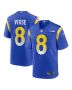 Men’s Los Angeles Rams Jared Verse Royal Player Game Jersey