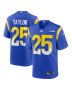Men’s Los Angeles Rams Jason Taylor Royal Team Game Jersey