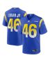 Men’s Los Angeles Rams Kenny Logan Jr. Royal Game Jersey
