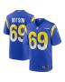 Men’s Los Angeles Rams Kevin Dotson Royal Game Jersey