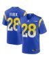 Men’s Los Angeles Rams Marshall Faulk Royal Game Retired Player Jersey