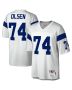 Men’s Los Angeles Rams Merlin Olsen Mitchell & Ness White Legacy Jersey
