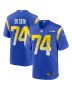Men’s Los Angeles Rams Merlin Olsen Royal Game Retired Player Jersey