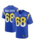 Men’s Los Angeles Rams Mike McAllister Royal Home Game Jersey