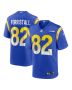 Men’s Los Angeles Rams Miller Forristall Royal Game Jersey