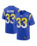 Men’s Los Angeles Rams Myles Gaskin Royal Game Jersey