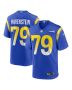 Men’s Los Angeles Rams Rob Havenstein Royal Game Jersey