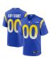 Men’s Los Angeles Rams Royal Custom Game Jersey