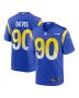 Men’s Los Angeles Rams Tyler Davis Royal Team Game Jersey