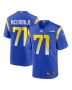 Men’s Los Angeles Rams Warren McClendon Jr. Royal Team Game Jersey