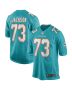 Men’s Miami Dolphins Austin Jackson Aqua Player Game Jersey
