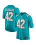 Men’s Miami Dolphins Clayton Fejedelem Aqua Game Jersey