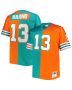 Men’s Miami Dolphins Dan Marino Mitchell & Ness Aqua/Orange Big & Tall Split Legacy Retired Player Jersey