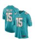 Men’s Miami Dolphins Jaelan Phillips Aqua Game Player Jersey