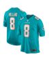 Men’s Miami Dolphins Jevon Holland Aqua Game Player Jersey
