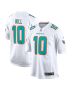 Men’s Miami Dolphins Tyreek Hill White Game Jersey