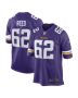 Men’s Minnesota Vikings Chris Reed Purple Game Player Jersey