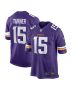 Men’s Minnesota Vikings Dallas Turner Purple Player Game Jersey