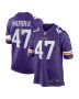 Men’s Minnesota Vikings Dwight McGlothern Jr. Purple Game Jersey
