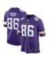 Men’s Minnesota Vikings Jake Reed Purple Retired Player Game Jersey