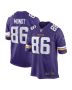 Men’s Minnesota Vikings Johnny Mundt Purple Game Player Jersey