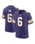 Men’s Minnesota Vikings Lewis Cine Purple Classic Player Game Jersey