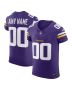 Men’s Minnesota Vikings Purple Vapor F.U.S.E. Elite Custom Jersey