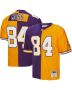 Men’s Minnesota Vikings Randy Moss Mitchell & Ness Purple/Gold 1998 Split Legacy Jersey