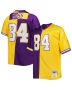 Men’s Minnesota Vikings Randy Moss Mitchell & Ness Purple/Gold Big & Tall Split Legacy Retired Player Jersey