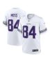Men’s Minnesota Vikings Randy Moss White Alternate Retired Player Game Jersey