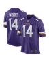 Men’s Minnesota Vikings Ryan Wright Purple Game Player Jersey
